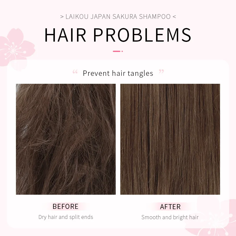 شامبو ساكورا ياباني من LAIKOU  - مراجعة Hair Care Dandruff وسعره