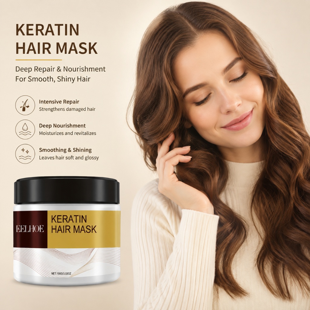 قناع الشعر بالكيراتين وزيت الأ - مراجعة Hair Care Collagen وسعره
