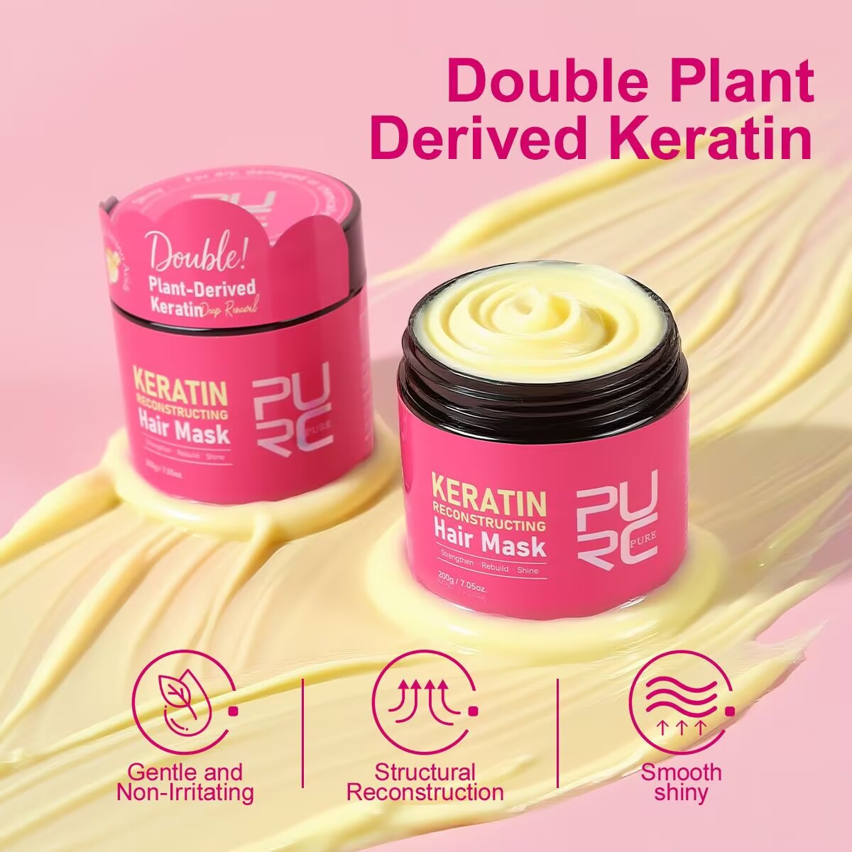 قناع الشعر PURC 200 جرام بالكي - مراجعة Hair Care Collagen وسعره